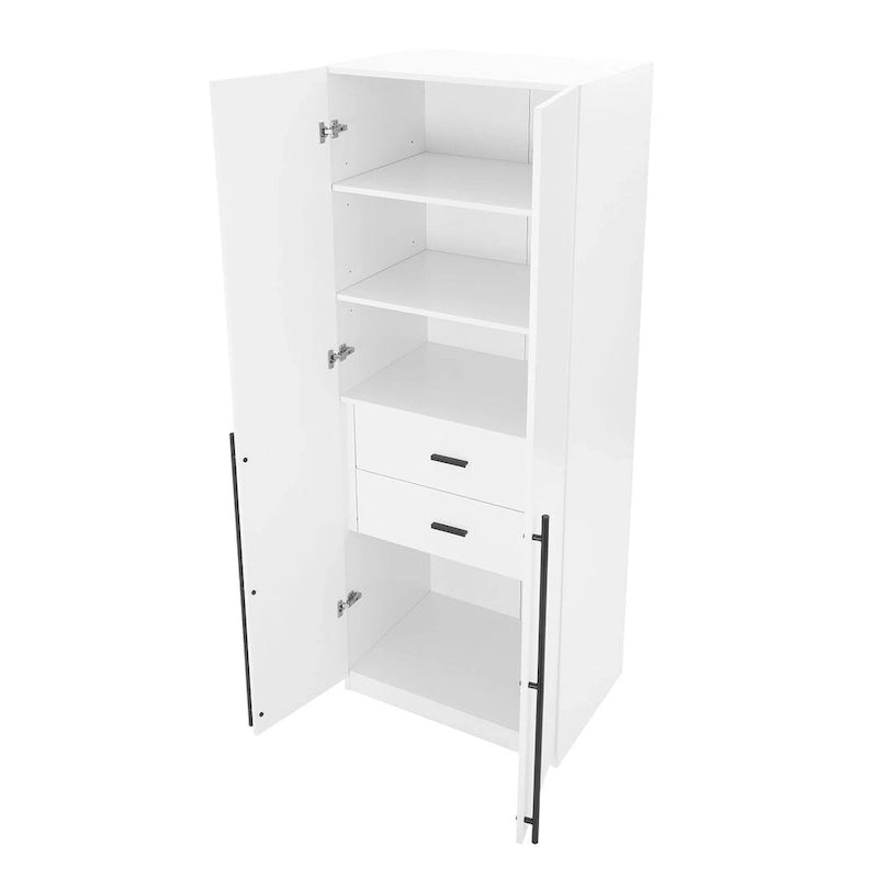 Armoire-penderie modulaire moderne autoportante Manhattan Comfort Lee, composée de 3 pièces