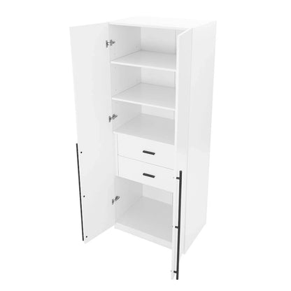 Armoire-penderie modulaire moderne autoportante Manhattan Comfort Lee, composée de 3 pièces