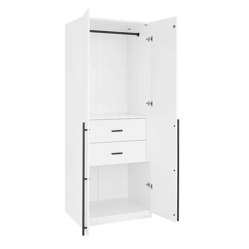 Armoire-penderie modulaire moderne autoportante Manhattan Comfort Lee, composée de 3 pièces