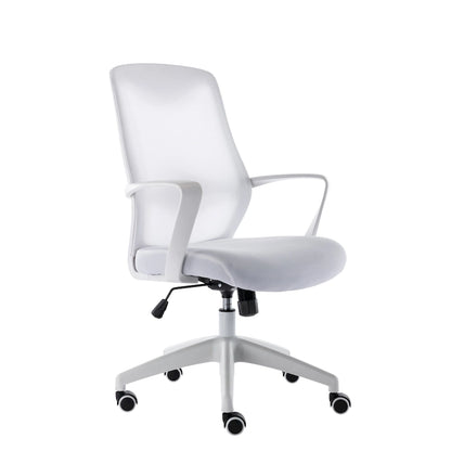 Chaise de bureau Porthos Home Casen, dossier en maille, assise réglable en hauteur