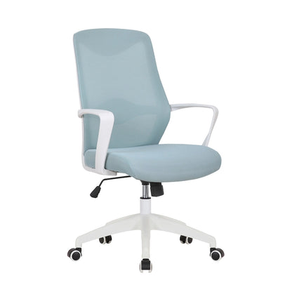 Chaise de bureau Porthos Home Casen, dossier en maille, assise réglable en hauteur