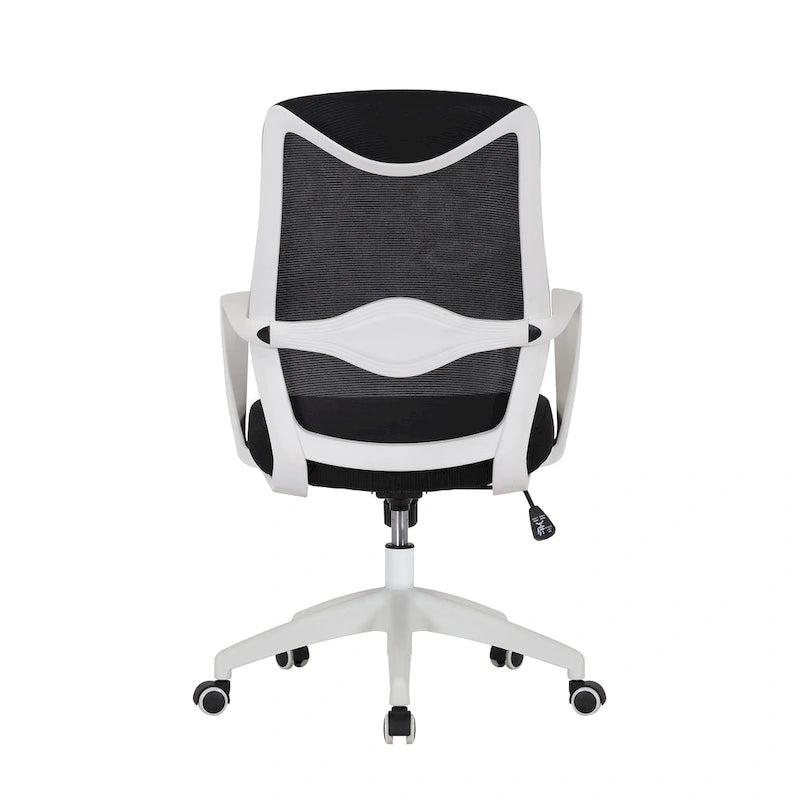 Chaise de bureau Porthos Home Casen, dossier en maille, assise réglable en hauteur