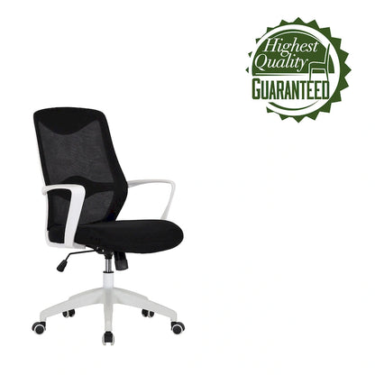 Chaise de bureau Porthos Home Casen, dossier en maille, assise réglable en hauteur