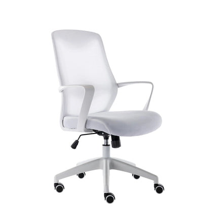 Chaise de bureau Porthos Home Casen, dossier en maille, assise réglable en hauteur