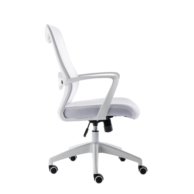 Chaise de bureau Porthos Home Casen, dossier en maille, assise réglable en hauteur
