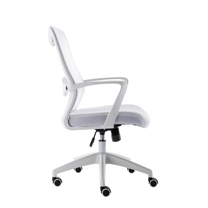 Chaise de bureau Porthos Home Casen, dossier en maille, assise réglable en hauteur