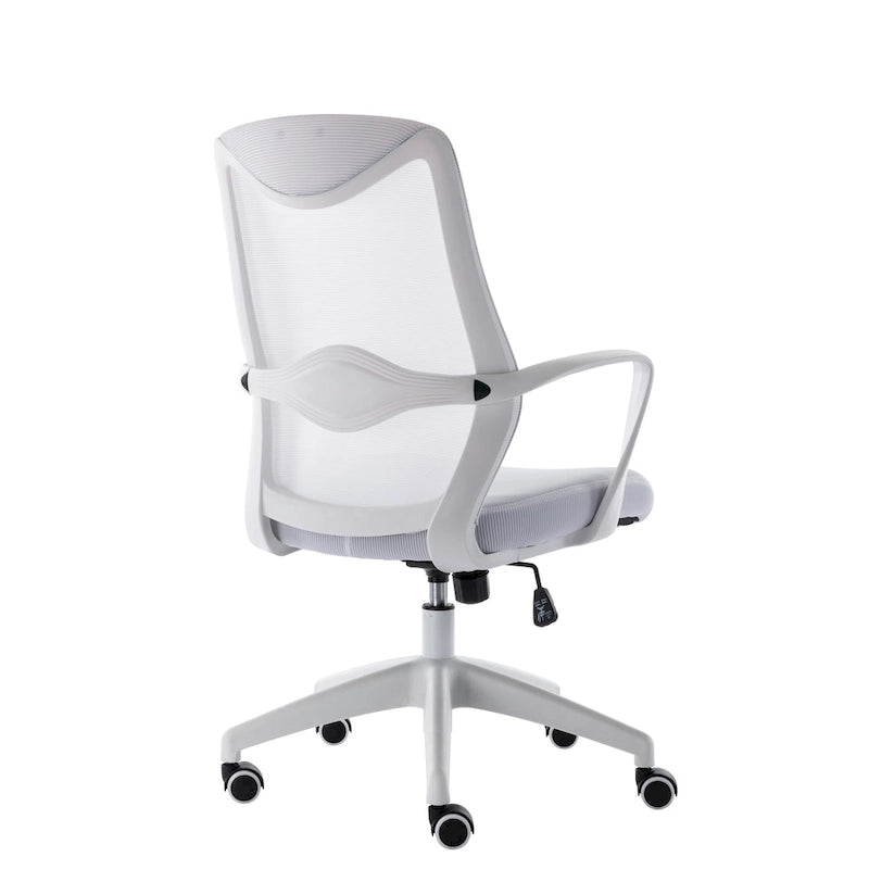 Chaise de bureau Porthos Home Casen, dossier en maille, assise réglable en hauteur