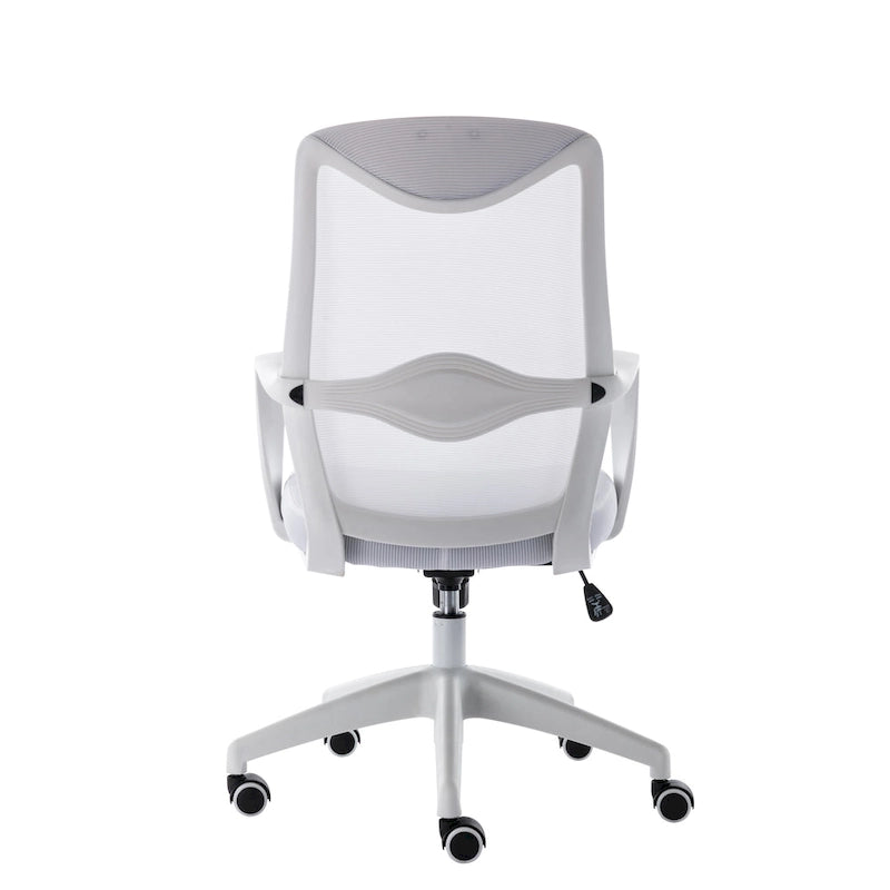 Chaise de bureau Porthos Home Casen, dossier en maille, assise réglable en hauteur