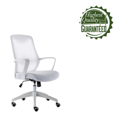 Chaise de bureau Porthos Home Casen, dossier en maille, assise réglable en hauteur