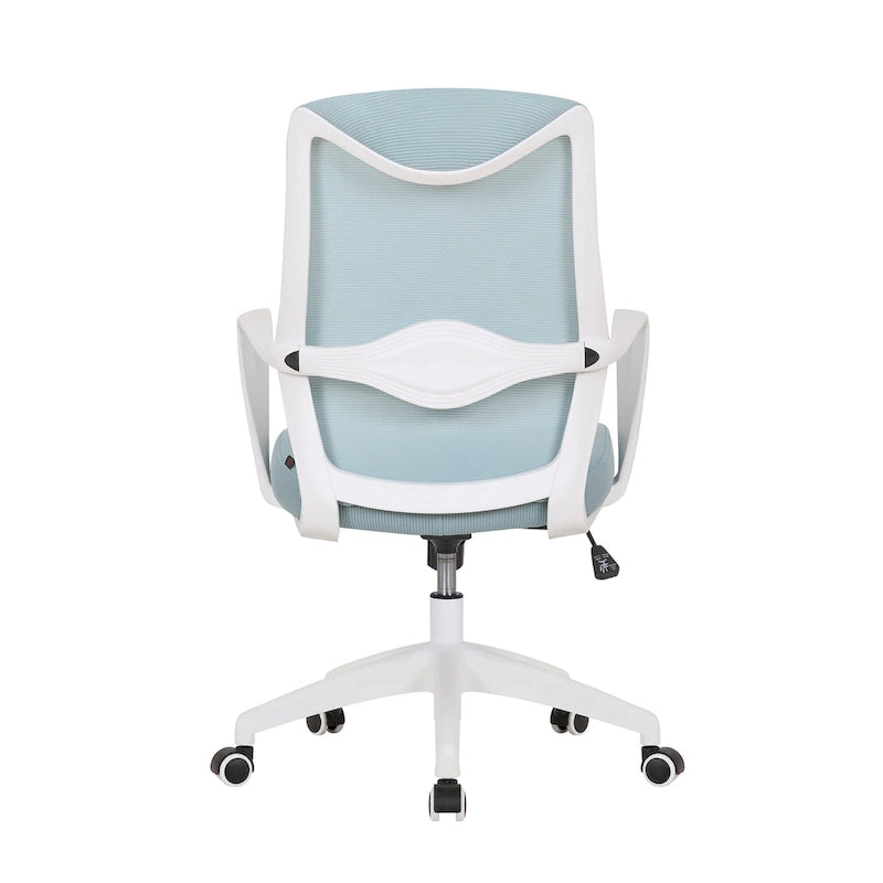 Chaise de bureau Porthos Home Casen, dossier en maille, assise réglable en hauteur