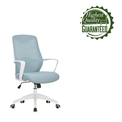 Chaise de bureau Porthos Home Casen, dossier en maille, assise réglable en hauteur