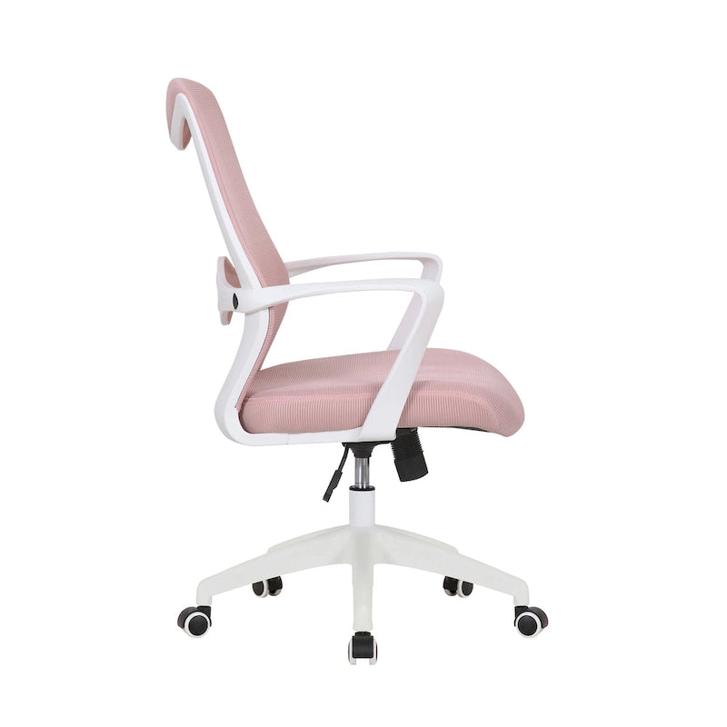 Chaise de bureau Porthos Home Casen, dossier en maille, assise réglable en hauteur