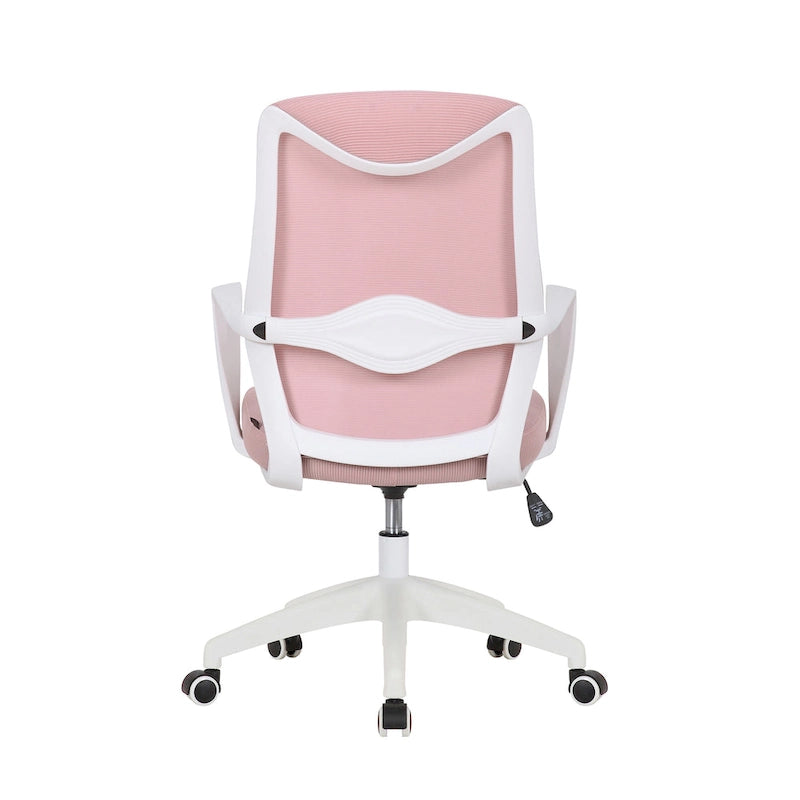 Chaise de bureau Porthos Home Casen, dossier en maille, assise réglable en hauteur