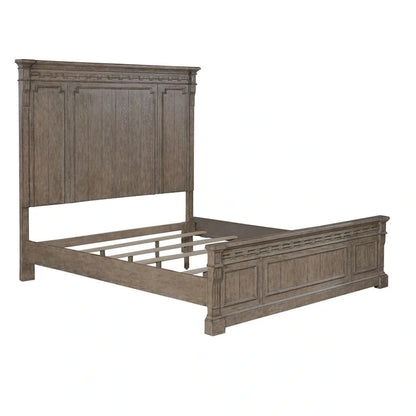 Lit à panneaux Town &amp; Country taupe poussiéreux