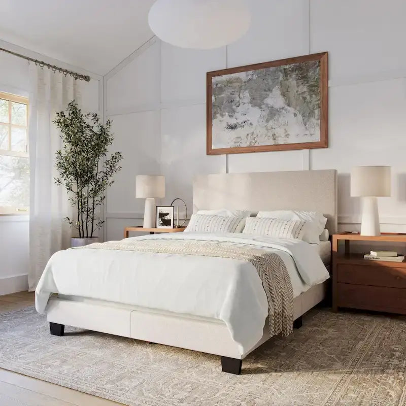Nova Modern Full/Double Bed, Box Spring Required