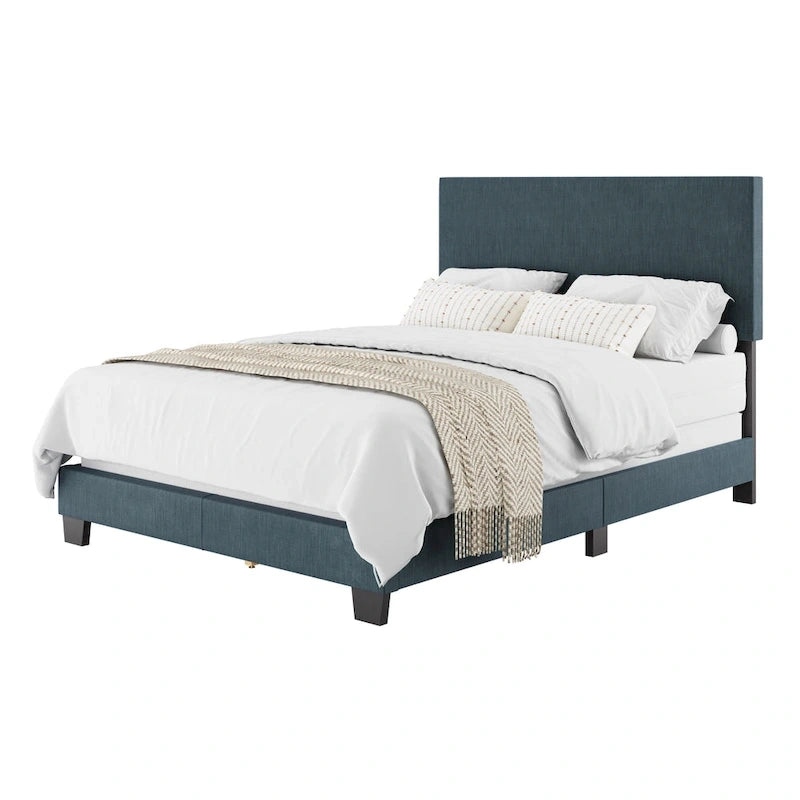 Lit double/grand lit moderne Nova, sommier requis