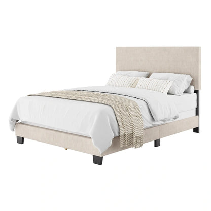 Lit double/grand lit moderne Nova, sommier requis