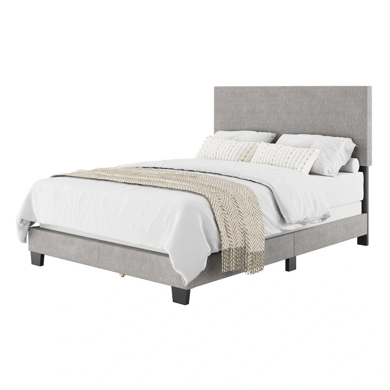 Lit double/grand lit moderne Nova, sommier requis