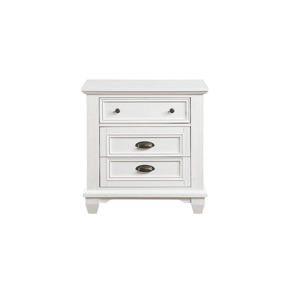 Ensemble de chambre à coucher moderne blanc Leo 6 pièces