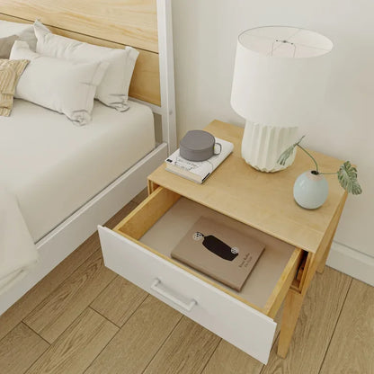 Ensemble de chambre à coucher 3 pièces Plank and Beam pour lit queen-size avec 2 tables de chevet