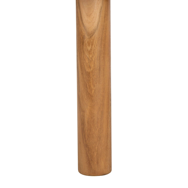 Banc à coussins en teck Grizelda de SAFAVIEH Couture - 178 cm L x 66 cm P x 48 cm H