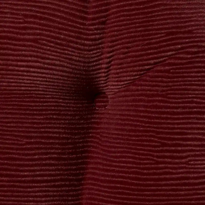 Ensemble de coussins géants réversibles en velours côtelé, couleur vin, 2 pièces