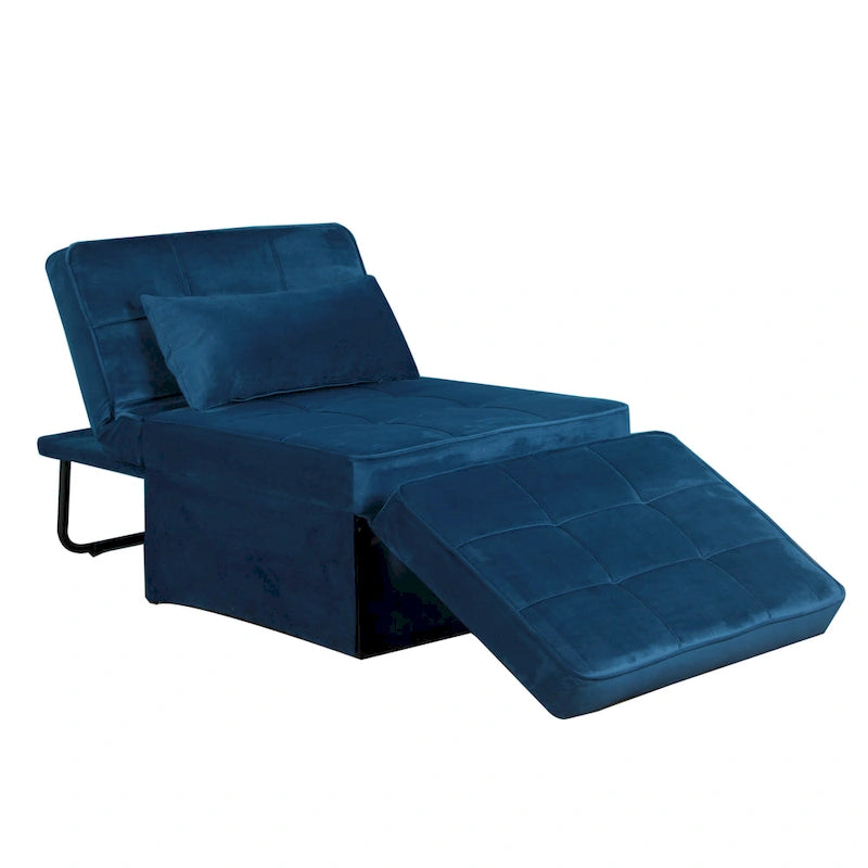 Pouf-futon convertible Hattie de Furniture of America