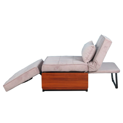 Pouf-futon convertible Hattie de Furniture of America