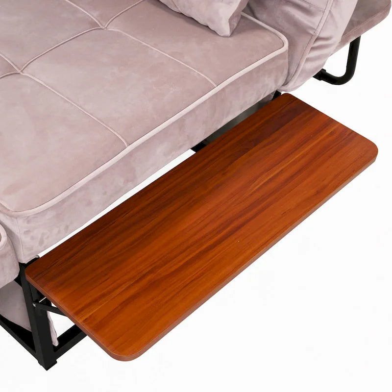 Pouf-futon convertible Hattie de Furniture of America
