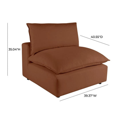 Chaise modulaire Cali sans accoudoirs (unité)
