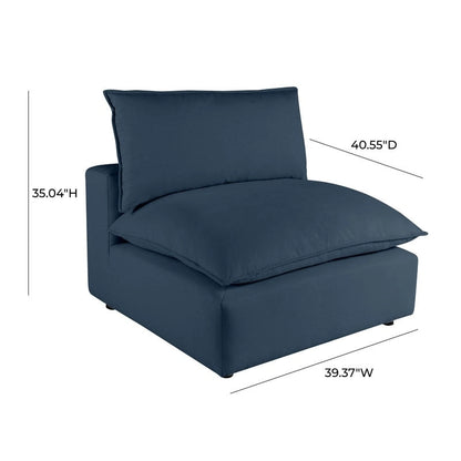 Chaise modulaire Cali sans accoudoirs (unité)