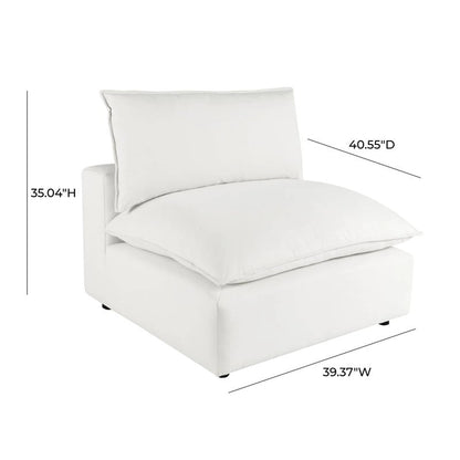 Chaise modulaire Cali sans accoudoirs (unité)
