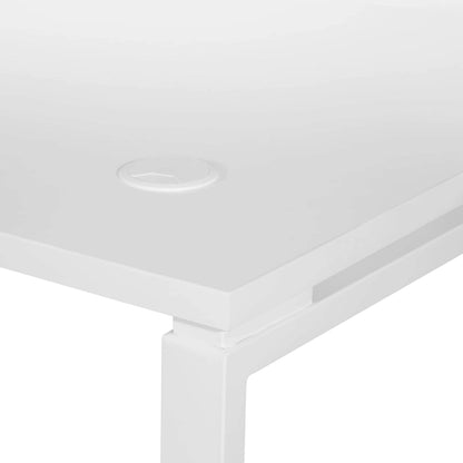 Bureau de 42 pouces de haut, noir ou blanc