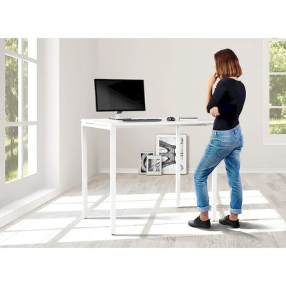Bureau de 42 pouces de haut, noir ou blanc