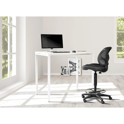 Bureau de 42 pouces de haut, noir ou blanc