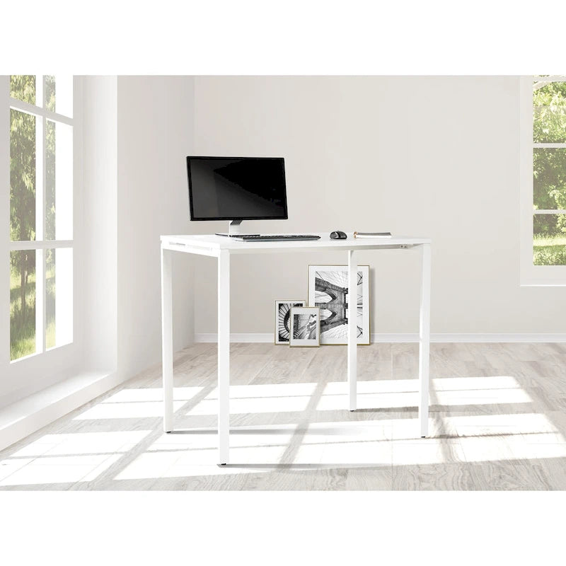 Bureau de 42 pouces de haut, noir ou blanc