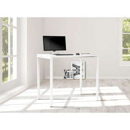 Bureau de 42 pouces de haut, noir ou blanc