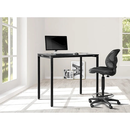 Bureau de 42 pouces de haut, noir ou blanc