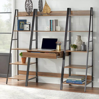 Bureau échelle et bibliothèque Simple Living Denton, ensemble 3 pièces