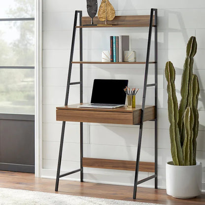 Bureau échelle et bibliothèque Simple Living Denton, ensemble 3 pièces