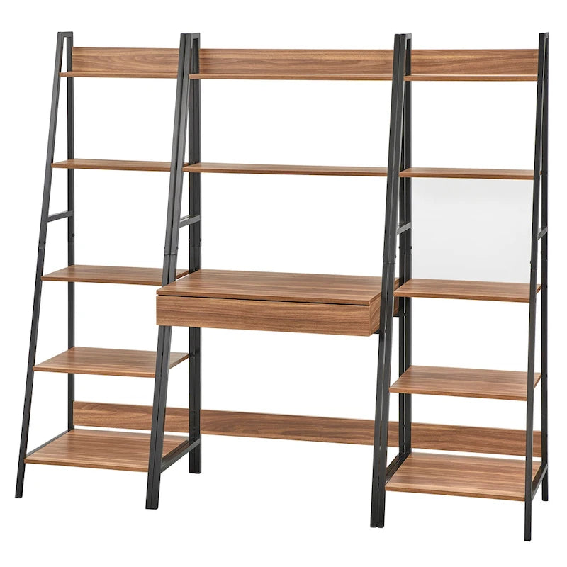 Bureau échelle et bibliothèque Simple Living Denton, ensemble 3 pièces