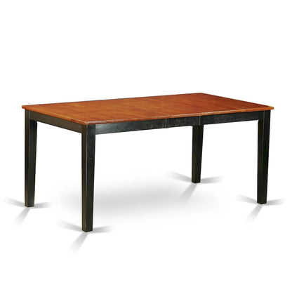 L'ensemble de table East West Furniture comprend une table à manger rectangulaire à rallonge papillon et des chaises de salle à manger (différents types d'assise disponibles).