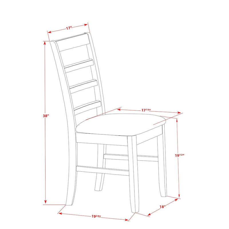 L'ensemble de table East West Furniture comprend une table à manger rectangulaire à rallonge papillon et des chaises de salle à manger (différents types d'assise disponibles).