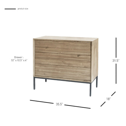 Commode à 3 tiroirs Hathaway