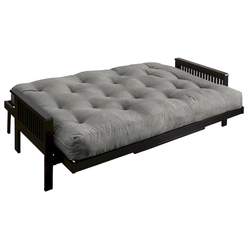 Matelas futon TruPedic Full Granite Grey 12 pouces