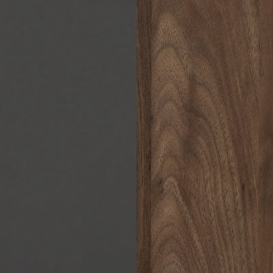 Olvyn 5-Drawer Chest, Natural Walnut and Charcoal