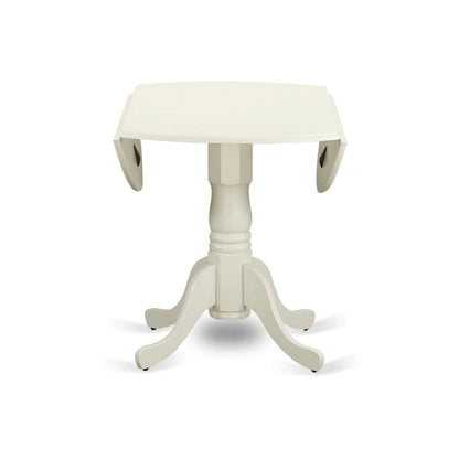 Ensemble de salle à manger 5 pièces East West Furniture : une table ronde avec abattant et 4 chaises de salle à manger (options de finition).