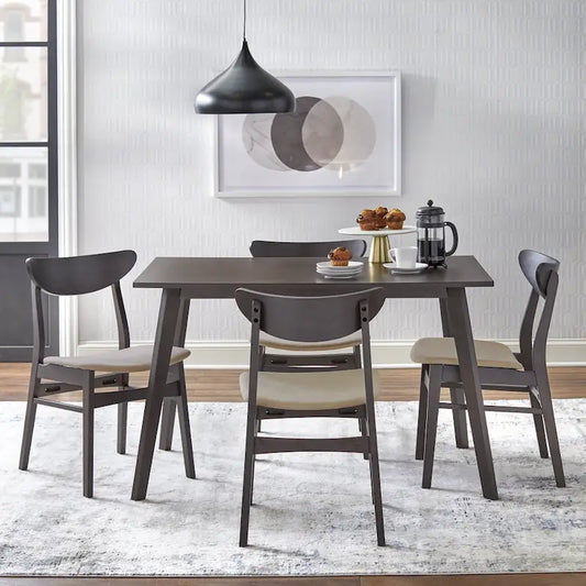Chaises de salle à manger en bois massif Simple Living Parlin (lot de 4)