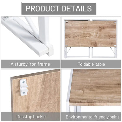 Bureau d'étude pliable HomyLin 39, simple et facile à monter.