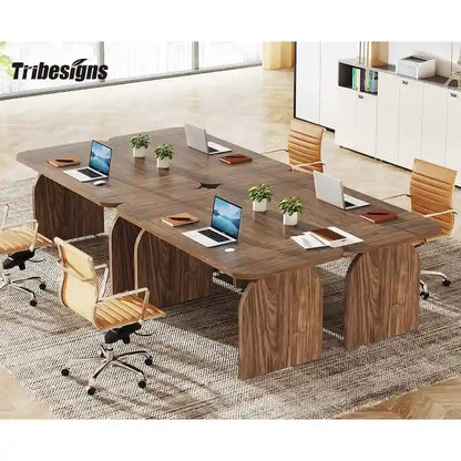 Bureau de direction rectangulaire de 160 cm (63 pouces), grand bureau d'ordinateur, poste de travail